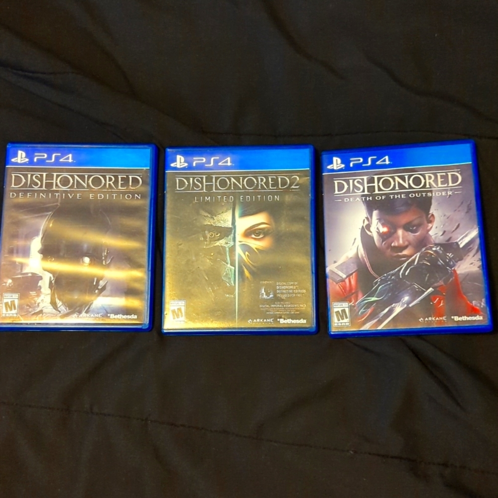 PS4 Games Dishonored 1-3